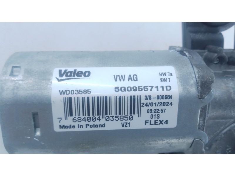 Recambio de motor limpia trasero para skoda kamiq (nw4) 1.0 tsi referencia OEM IAM 5G0955711D  