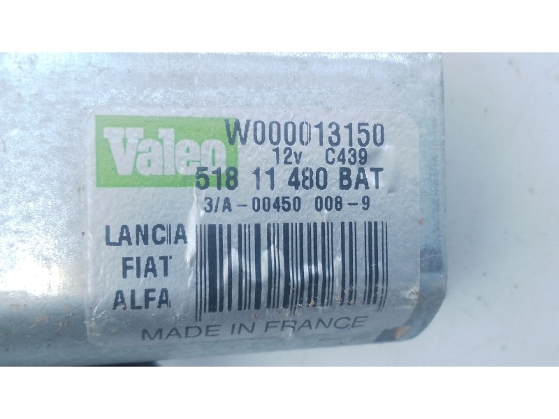 Recambio de motor limpia trasero para fiat doblo autobús (263_) 1.3 d multijet (263axu1a) referencia OEM IAM 51811480  