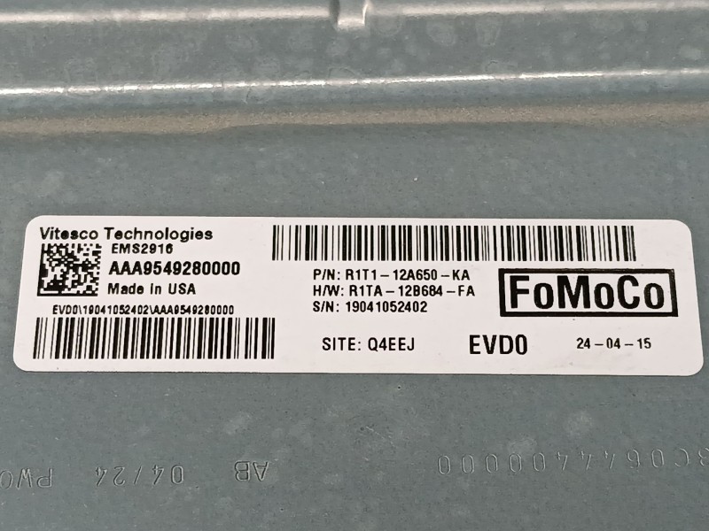 Recambio de centralita motor uce para ford puma (j2k, cf7) 1.0 ecoboost mhev referencia OEM IAM   