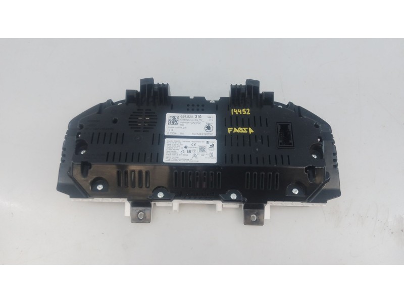Recambio de cuadro instrumentos para skoda fabia iv (pj3) 1.0 tsi referencia OEM IAM 654920310  