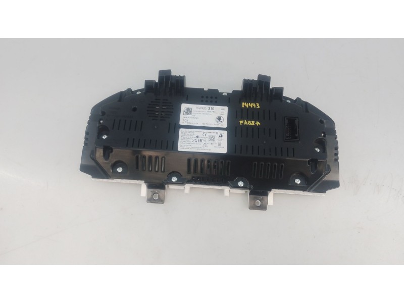 Recambio de cuadro instrumentos para skoda fabia iv (pj3) 1.0 tsi referencia OEM IAM 654920310  