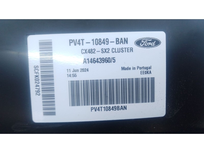 Recambio de cuadro instrumentos para ford kuga iii (dfk) 2.5 duratec plug-in-hybrid referencia OEM IAM PV4T10849 A146439605 