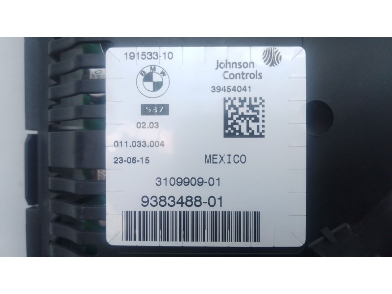 Recambio de cuadro instrumentos para bmw x4 (f26) xdrive 20 d referencia OEM IAM 938348801  
