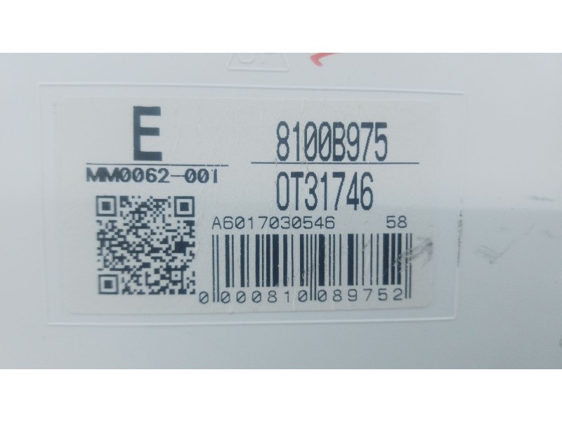 Recambio de cuadro instrumentos para mitsubishi l200 / triton (kj_, kk_, kl_) 2.4 di-d 4wd (kj0t) referencia OEM IAM 8100B975 0T