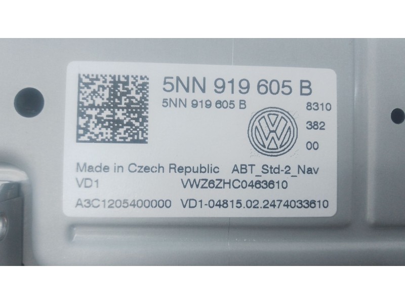 Recambio de sistema navegacion gps para volkswagen polo vi (aw1, bz1, ae1) 1.0 tsi referencia OEM IAM   