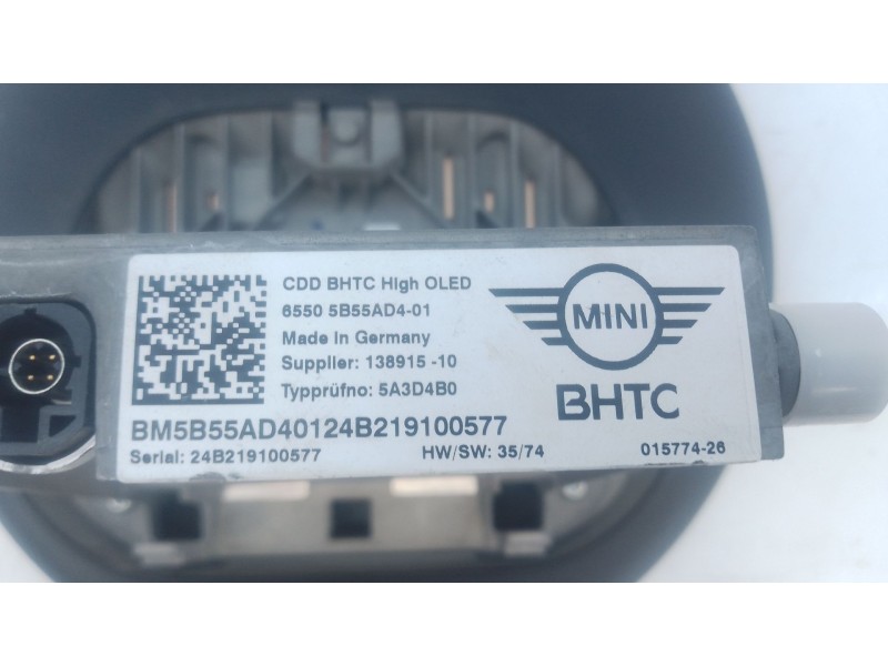 Recambio de cuadro instrumentos para mini mini countryman c u25 referencia OEM IAM 24B219100577  