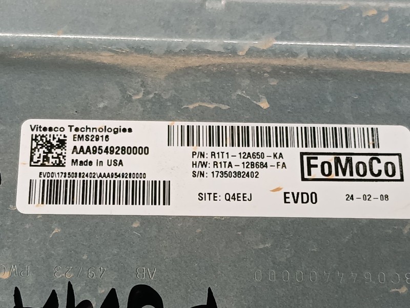 Recambio de centralita motor uce para ford puma (j2k, cf7) 1.0 ecoboost mhev referencia OEM IAM   