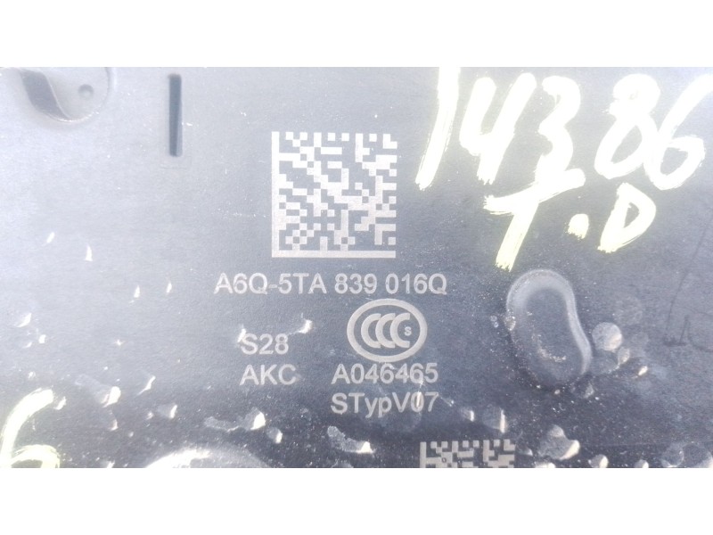 Recambio de cerradura puerta trasera derecha para audi a1 sportback (gba) 30 tfsi referencia OEM IAM   
