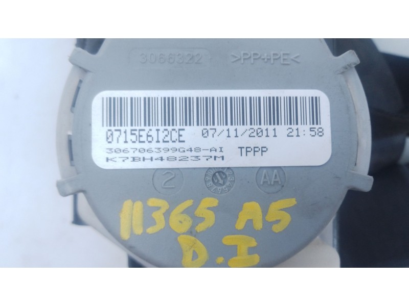 Recambio de cinturon seguridad delantero izquierdo para audi a5 sportback (8t) 2.0 tdi (105kw) referencia OEM IAM   