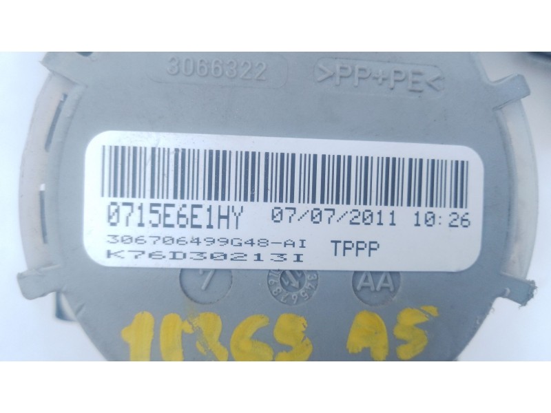 Recambio de cinturon seguridad delantero derecho para audi a5 sportback (8t) 2.0 tdi (105kw) referencia OEM IAM   