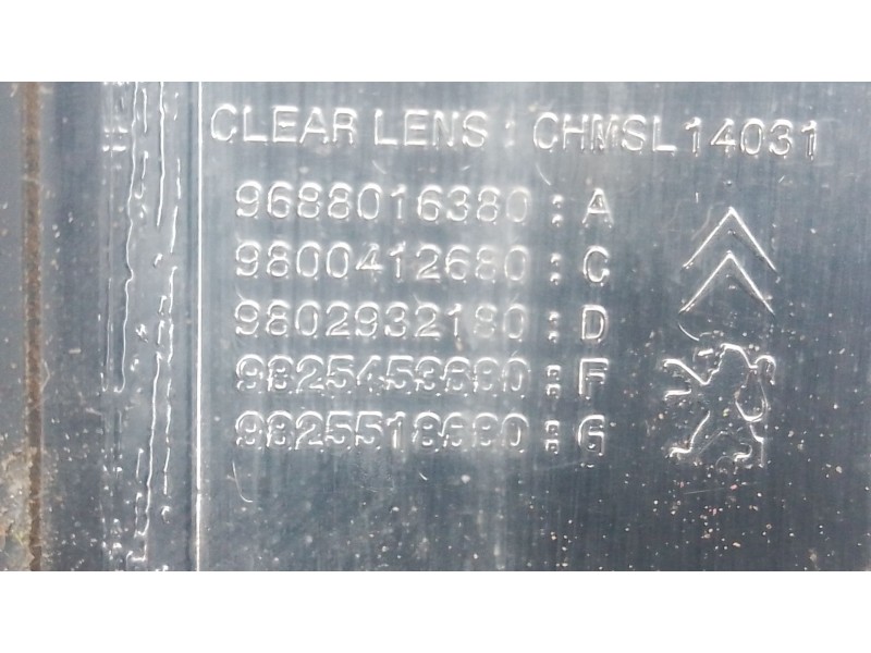Recambio de luz central de freno para citroën c3 aircross i (2r_, 2c_) 1.2 puretech 110 (2rhnzb, 2rhnzw, 2rhnpx, 2rhnpj) referen