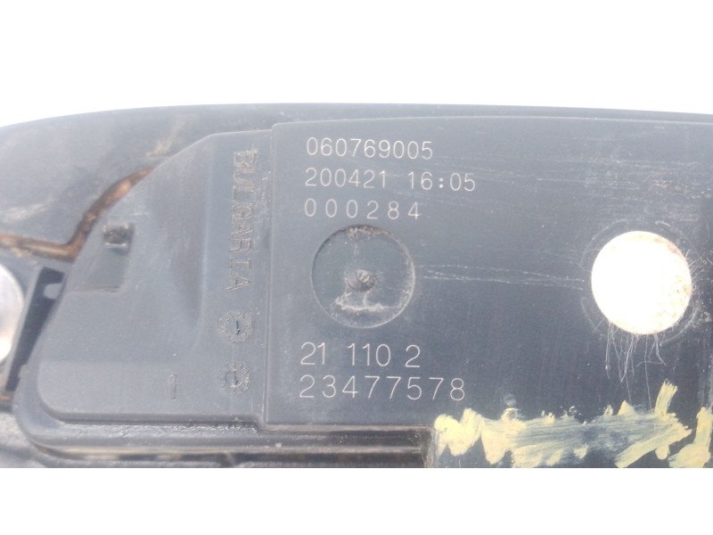 Recambio de maneta exterior porton para citroën c3 aircross i (2r_, 2c_) 1.2 puretech 110 (2rhnzb, 2rhnzw, 2rhnpx, 2rhnpj) refer