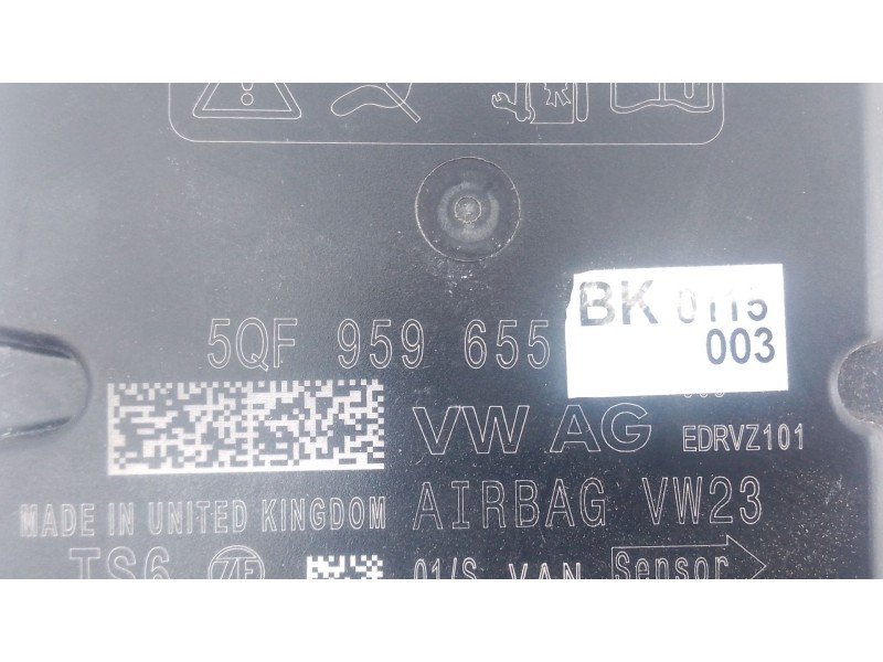 Recambio de kit airbag para skoda fabia iv (pj3) 1.0 tsi referencia OEM IAM 5QF959655BK  