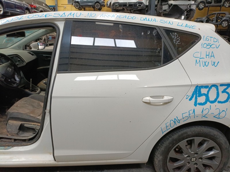 Recambio de puerta trasera izquierda para seat leon (5f1) 1.6 tdi referencia OEM IAM   