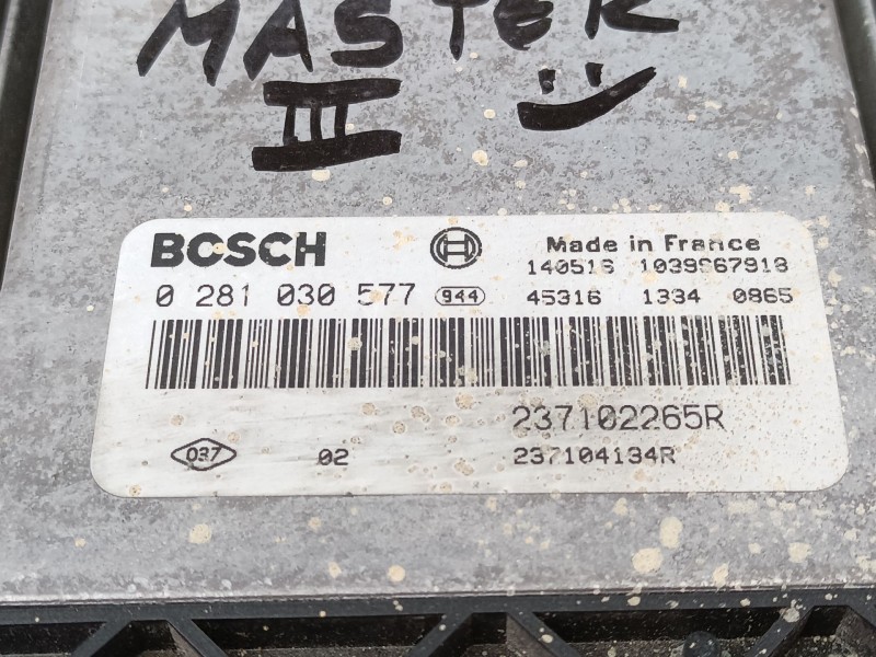 Recambio de centralita motor uce para renault master iii caja/chasis (ev, hv, uv) 2.3 dci 125 fwd (ev0c, ev0d, ev0j, hv0c, hv0d,