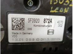 Recambio de cuadro instrumentos para seat leon (5f1) 1.6 tdi referencia OEM IAM 5F0920872A   2