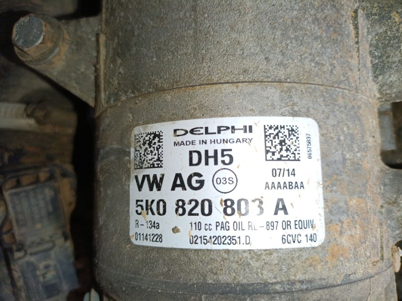 Recambio de compresor aire acondicionado para volkswagen caddy iii furgoneta/monovolumen (2ka, 2kh, 2ca, 2ch) 1.6 tdi referencia