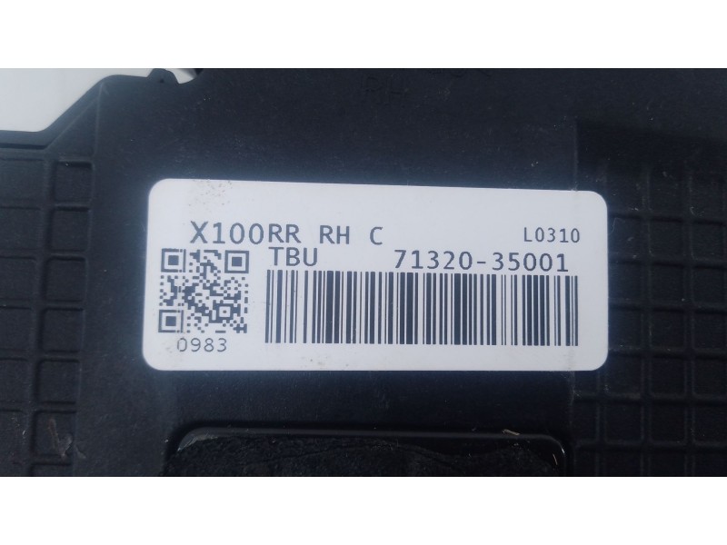 Recambio de cerradura puerta trasera derecha para ssangyong tivoli 1500 tgdi 135 cv / 99 kw referencia OEM IAM   