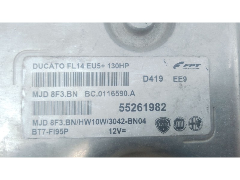 Recambio de centralita motor uce para fiat ducato furgoneta (250_) 130 multijet 2,3 d referencia OEM IAM 55261982  