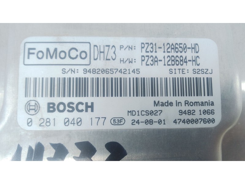 Recambio de centralita motor uce para ford transit custom v710 furgoneta (nrn) 2.0 ecoblue awd referencia OEM IAM PZ3112A650HD P