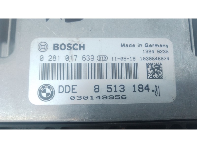 Recambio de centralita motor uce para bmw x3 (f25) xdrive 20 d referencia OEM IAM 8513184 0281017639 