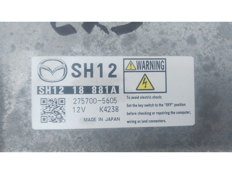 Recambio de centralita motor uce para mazda cx-5 van (ke_) skyactiv-d (kef9) referencia OEM IAM SH1218881A 2757005605 