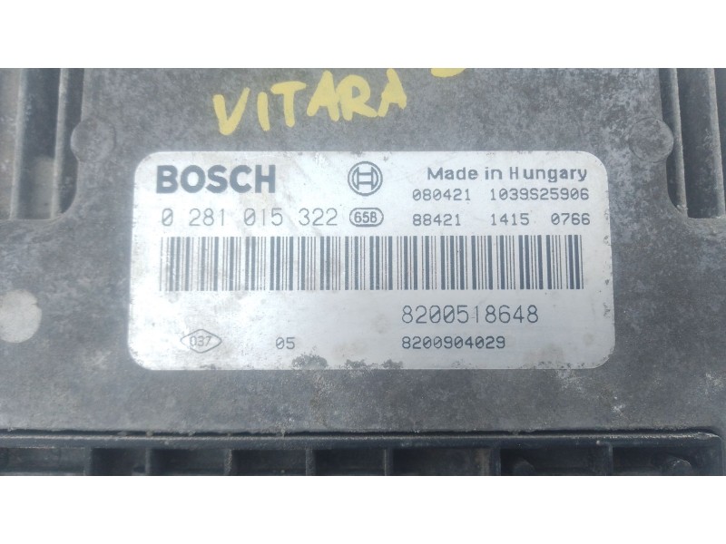 Recambio de centralita motor uce para suzuki grand vitara ii (jt, te, td) 1.9 ddis a las 4 ruedas (jt419, td44, jb419wd, jb419xd