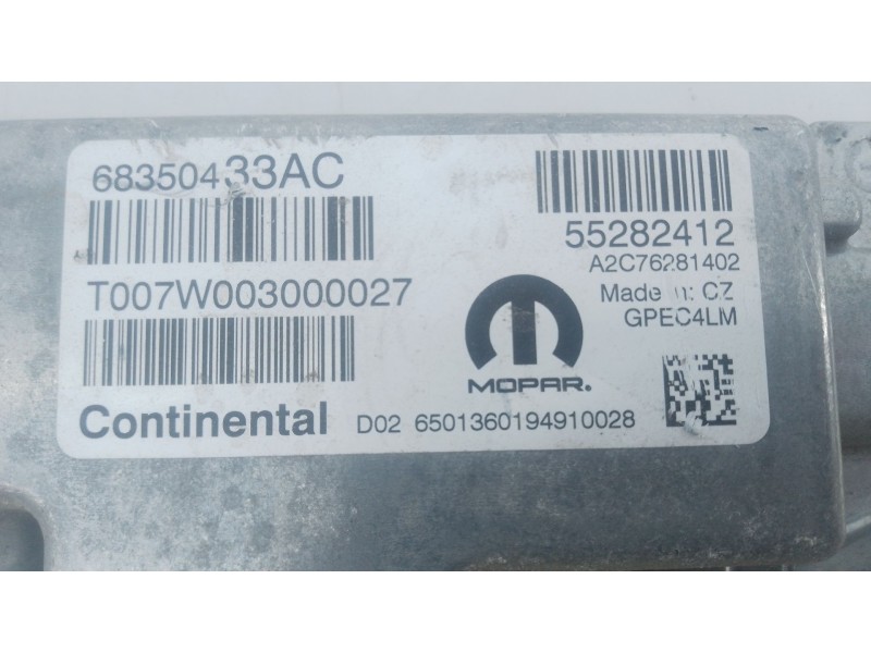 Recambio de centralita motor uce para jeep renegade suv (bu, b1, bv) 1.0 t-gdi referencia OEM IAM 68350433AC 55282412 