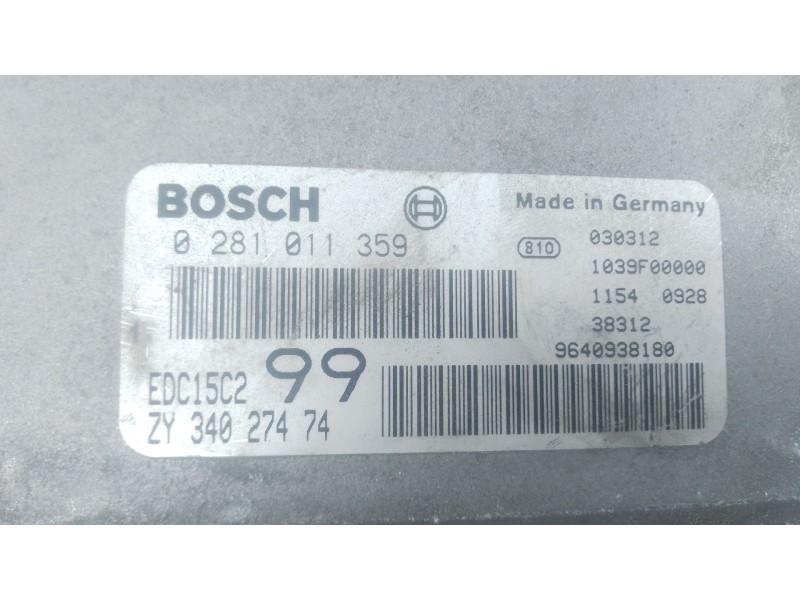 Recambio de centralita motor uce para suzuki grand vitara i (ft, ht) 2.0 hdi 110 16v 4x4 (sq 420d) referencia OEM IAM 3392053J00