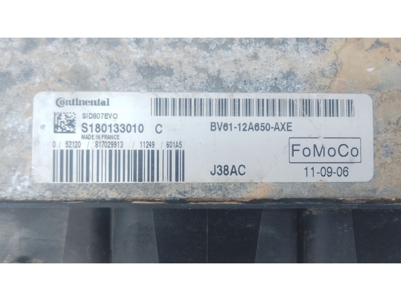 Recambio de centralita motor uce para ford focus iii sedán 1.6 tdci referencia OEM IAM BV6112A650AXE S180133010 