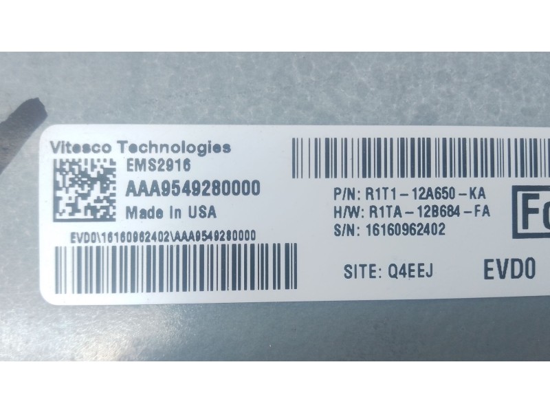 Recambio de centralita motor uce para ford puma (j2k, cf7) 1.0 ecoboost mhev referencia OEM IAM R1T112A650KA R1TA12B684FA 
