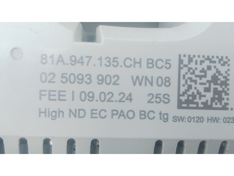 Recambio de luz interior para audi q2 (gab, gag) 30 tdi referencia OEM IAM   