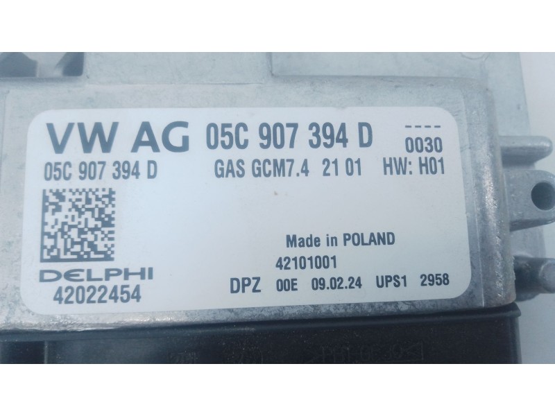 Recambio de centralita motor uce para volkswagen polo vi (aw1, bz1, ae1) 1.0 tsi referencia OEM IAM 05C907394D 42022454 