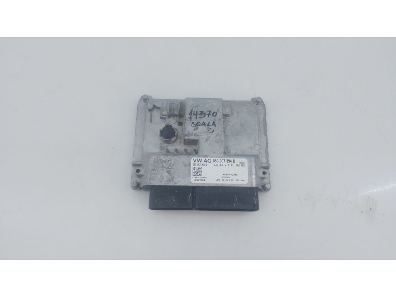 Recambio de centralita motor uce para skoda scala (nw1) 1.0 tsi referencia OEM IAM 05C906394D 42022454 