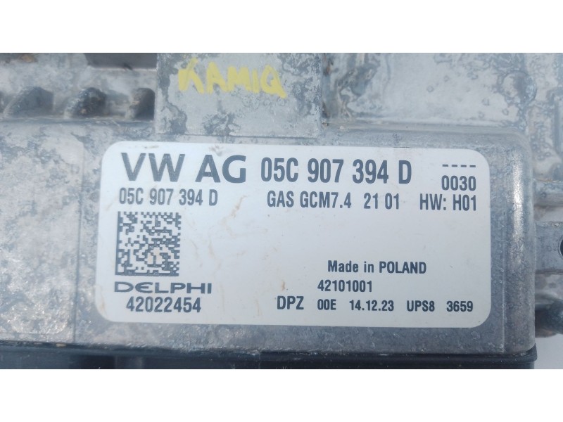 Recambio de centralita motor uce para skoda kamiq (nw4) 1.0 tsi referencia OEM IAM 05C907394D 42022454 