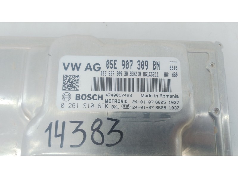 Recambio de centralita motor uce para skoda karoq (nu7, nd7) 1.5 tsi referencia OEM IAM 05E907309BN 0261S106TK 