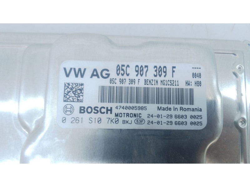 Recambio de centralita motor uce para skoda kamiq (nw4) 1.0 tsi referencia OEM IAM 05C907309F 0261S107K0 