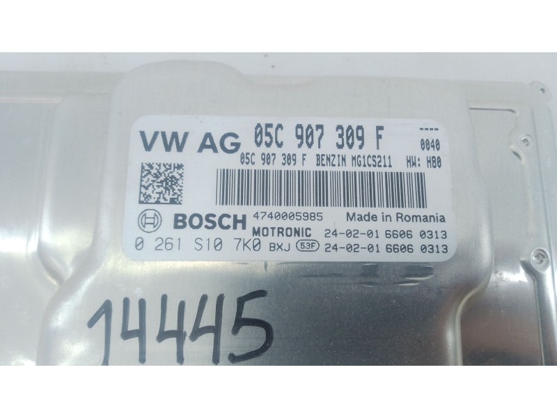 Recambio de centralita motor uce para skoda kamiq (nw4) 1.0 tsi referencia OEM IAM 05C907309F 0261S107K0 