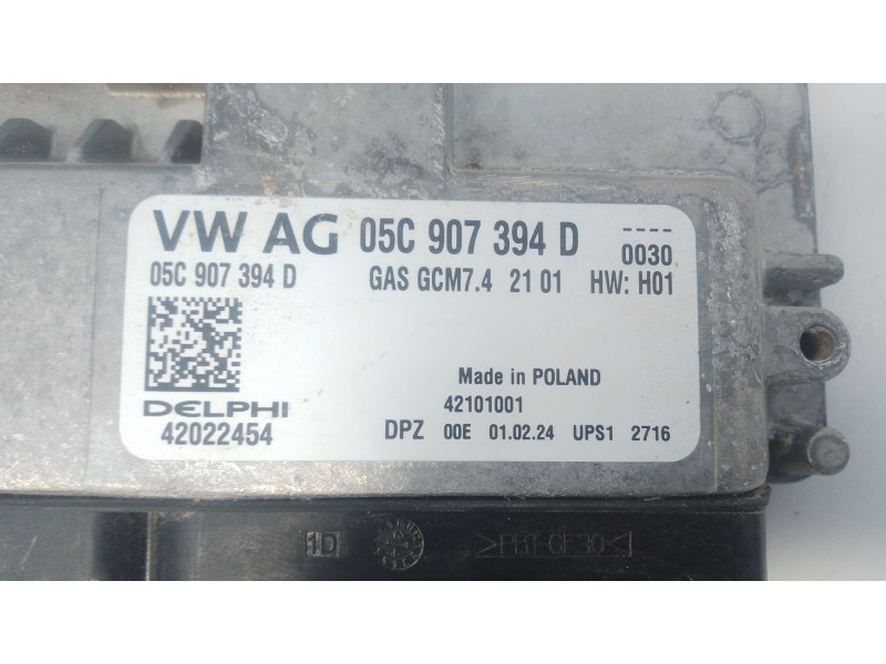 Recambio de centralita motor uce para volkswagen polo vi (aw1, bz1, ae1) 1.0 tsi referencia OEM IAM 05C907394D 42022454 