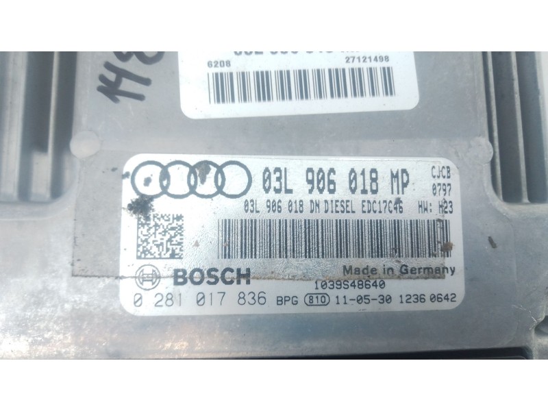 Recambio de centralita motor uce para audi q5 (8rb) 2.0 tdi referencia OEM IAM 03L906018MP  
