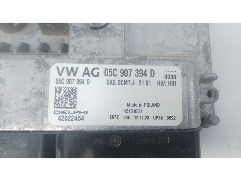 Recambio de centralita motor uce para skoda kamiq (nw4) 1.0 tsi referencia OEM IAM 05C907394D 42022454 