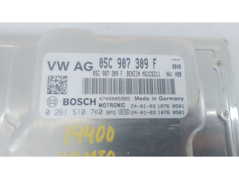 Recambio de centralita motor uce para skoda kamiq (nw4) 1.0 tsi referencia OEM IAM 05C907309F 0261S107K0 