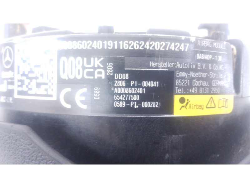 Recambio de airbag delantero izquierdo para mercedes-benz cle (c236) 300 4matic (236.347) referencia OEM IAM 2806P1004041  E1-A2