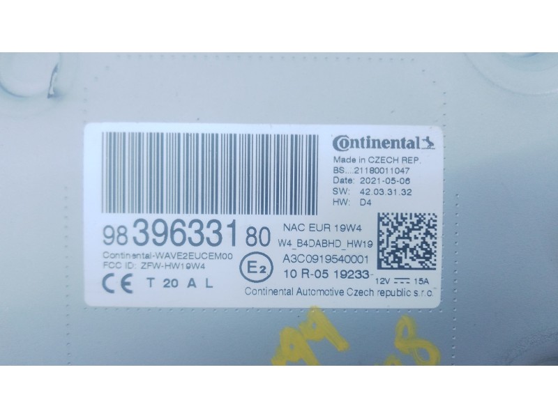 Recambio de sistema navegacion gps para mercedes-benz gla (h247) gla 200 d (247.712) referencia OEM IAM   