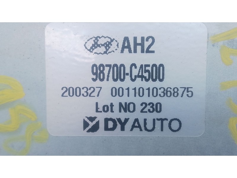 Recambio de motor limpia trasero para hyundai i10 iii (ac3, ai3) 1.0 mpi referencia OEM IAM 98700C4500 001101036875 