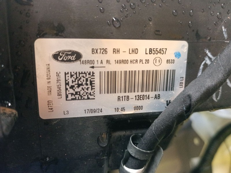Recambio de faro derecho xenon para ford puma (j2k, cf7) 1.0 ecoboost mhev referencia OEM IAM R1TB-13E014-AB  