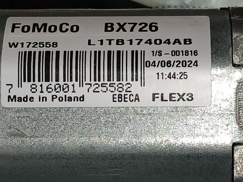 Recambio de motor limpia trasero para ford puma (j2k, cf7) 1.0 ecoboost mhev referencia OEM IAM L1TB17404AB  