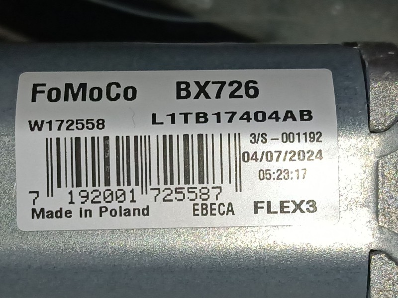 Recambio de motor limpia trasero para ford puma (j2k, cf7) 1.0 ecoboost mhev referencia OEM IAM L1TB174004AB  