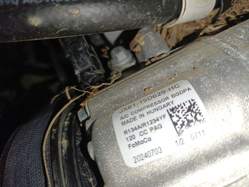 Recambio de compresor aire acondicionado para ford puma (j2k, cf7) 1.0 ecoboost mhev referencia OEM IAM JX6119D629HC  