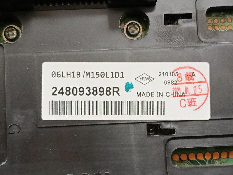 Recambio de cuadro instrumentos para renault trafic iii autobús (jg_) 2.0 dci 150 (jgmu) referencia OEM IAM 248093898R  